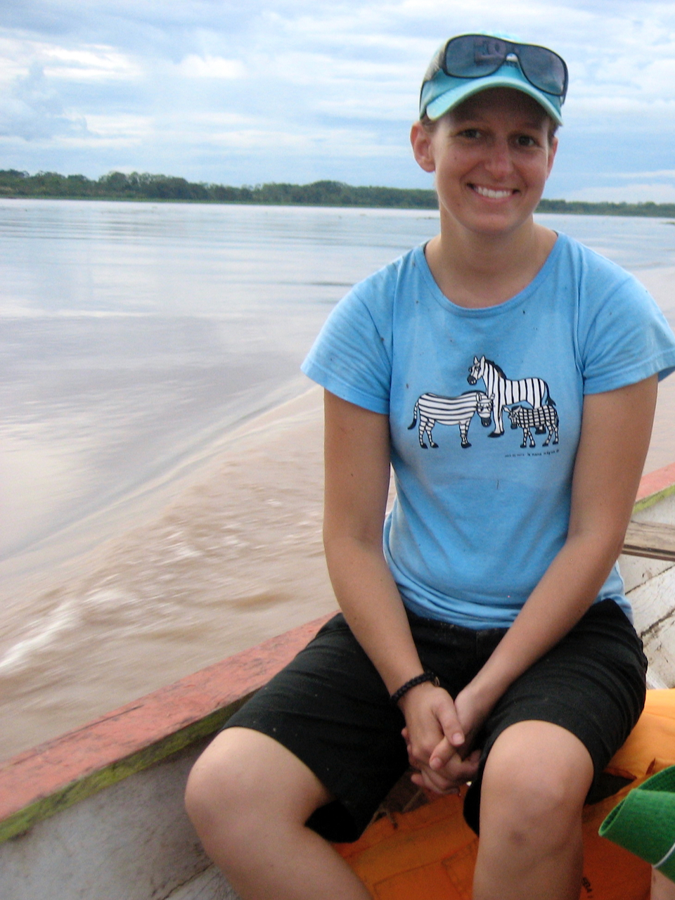 Dr. Sarah McGuiness in the Amazon in 2010.