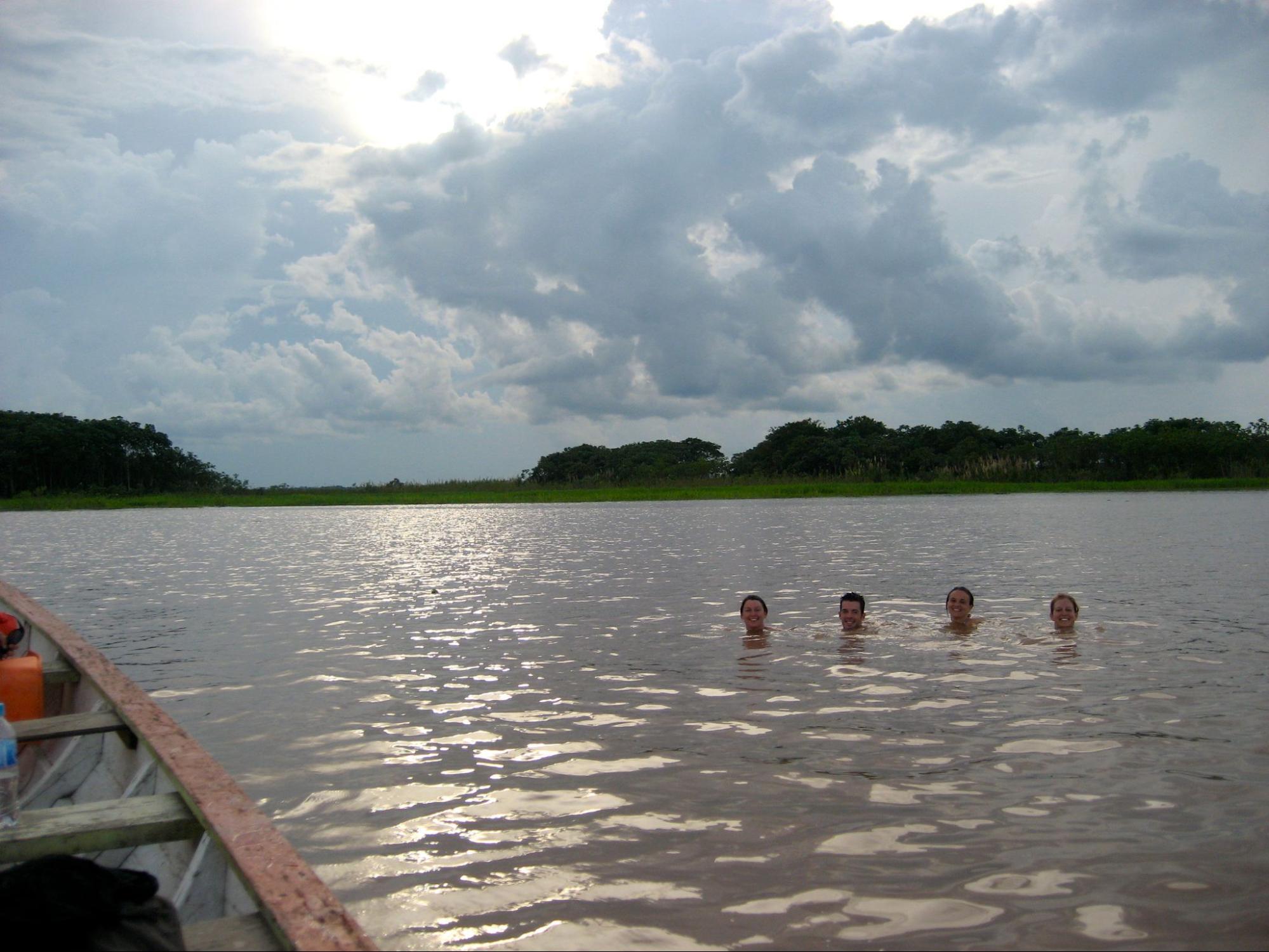 Dr. Sarah McGuiness in the Amazon in 2010.